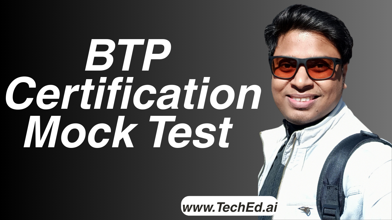 SAP BTP Certification Mock Test : FREE