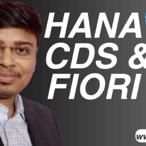 HANA CDS FIORI for Beginner
