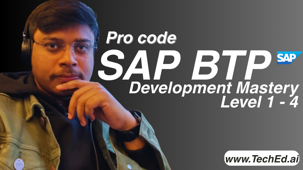 BTP Development Mastery (Level1 to Level4)