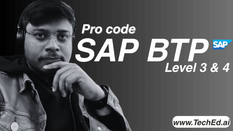 SAP BTP Advanced (Level3, Level4)