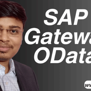 SAP Gateway OData Service Developments